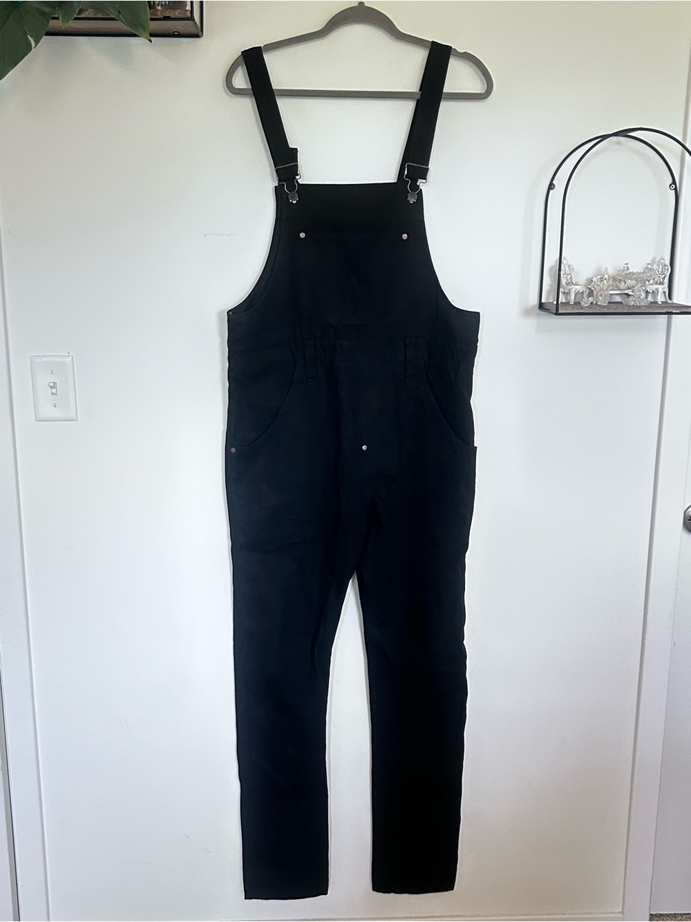 Sheila Rashid Black Designer Overalls Size 31
